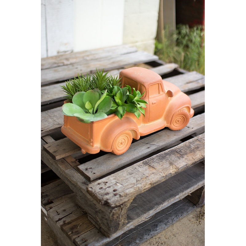 Clay Truck Planter (Min 2) By Kalalou