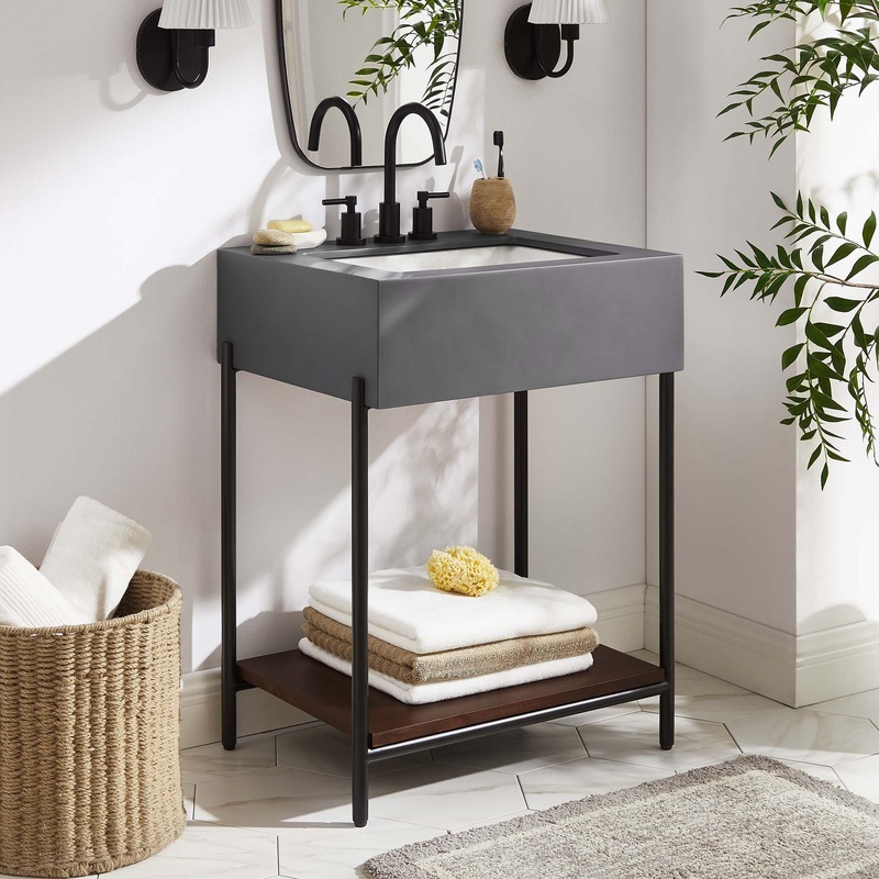 Etch 24" Bathroom Vanity with Sink by Modway