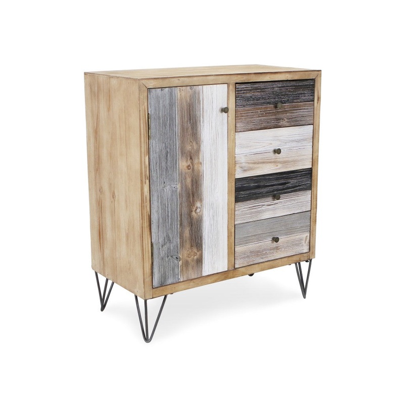 Modern Urban Rustic Accent Storage Cabinet By Homeroots
