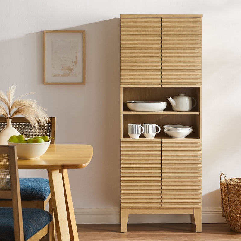 Render Tall Bathroom Storage Cabinet by Modway