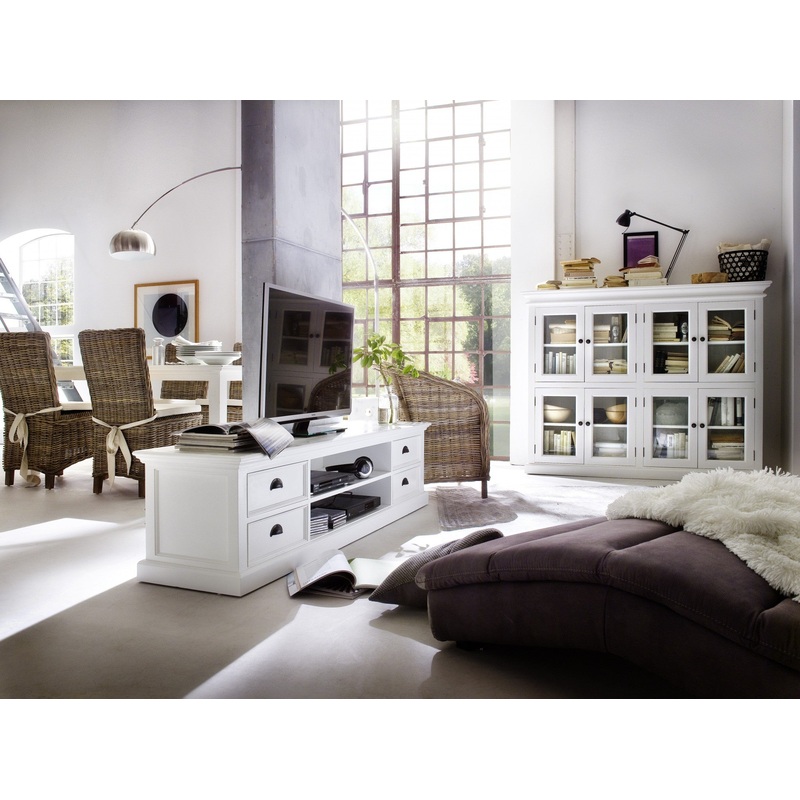 Classic White Two Level Mega Storage Cabinet By Homeroots