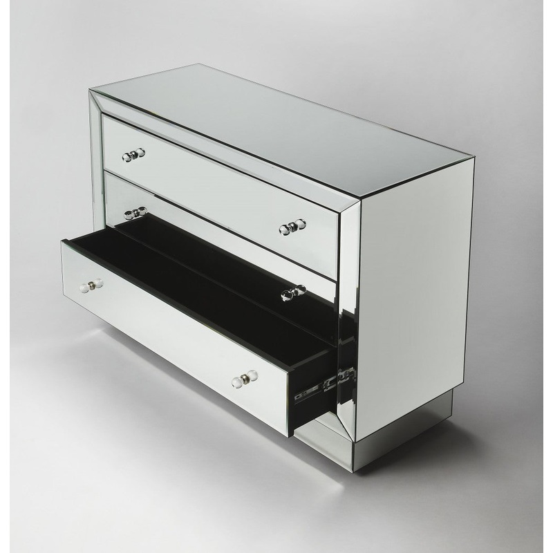 Emma Mirrored Chest By Homeroots