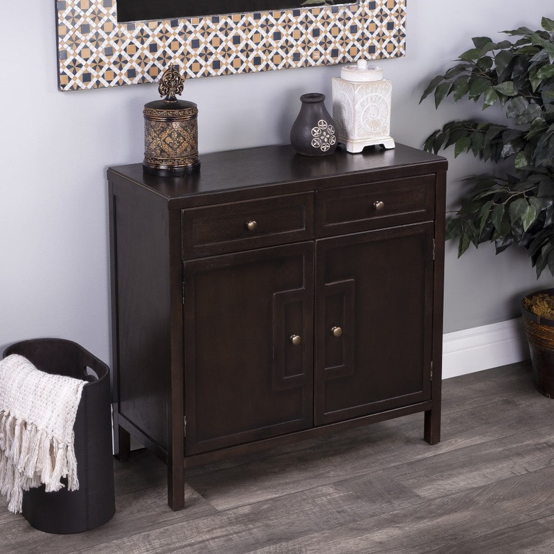 Imperial Coffee Console Cabinet By Homeroots