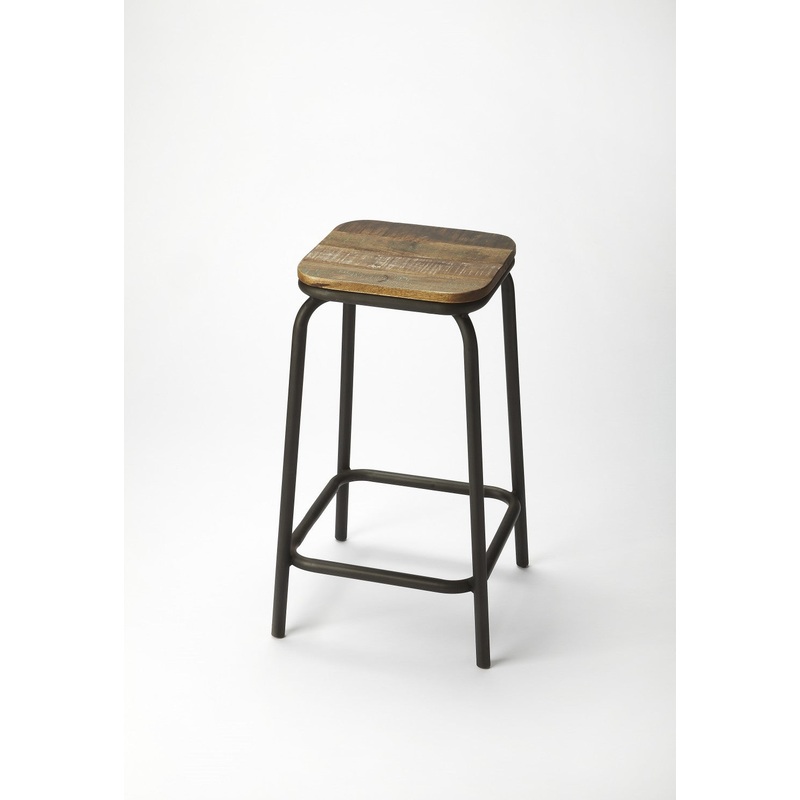 Industrial Chic Bar Stool By Homeroots