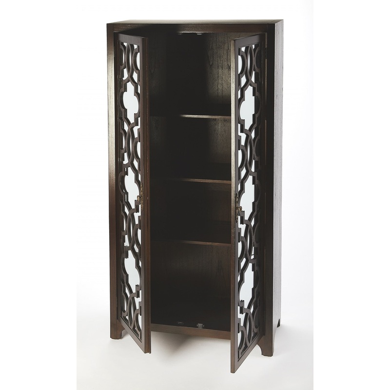 Morjanna Coffee Tall Cabinet By Homeroots