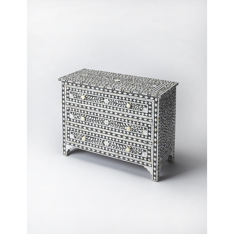 Victoria Mother Of Pearl Drawer Chest By Homeroots