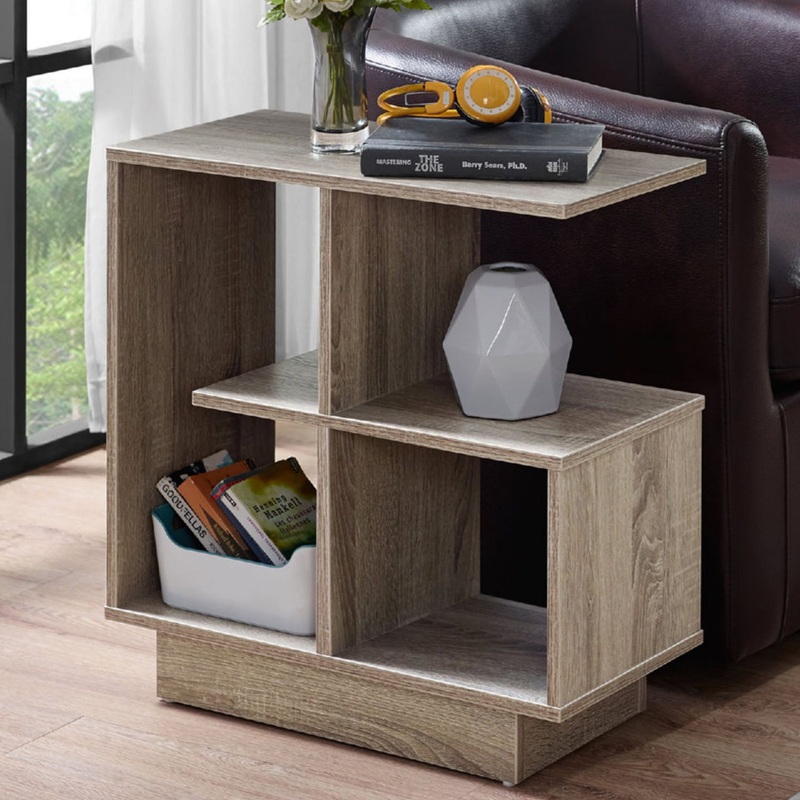 Dark Taupe Particle Board Laminate Kitchen Cart By Homeroots