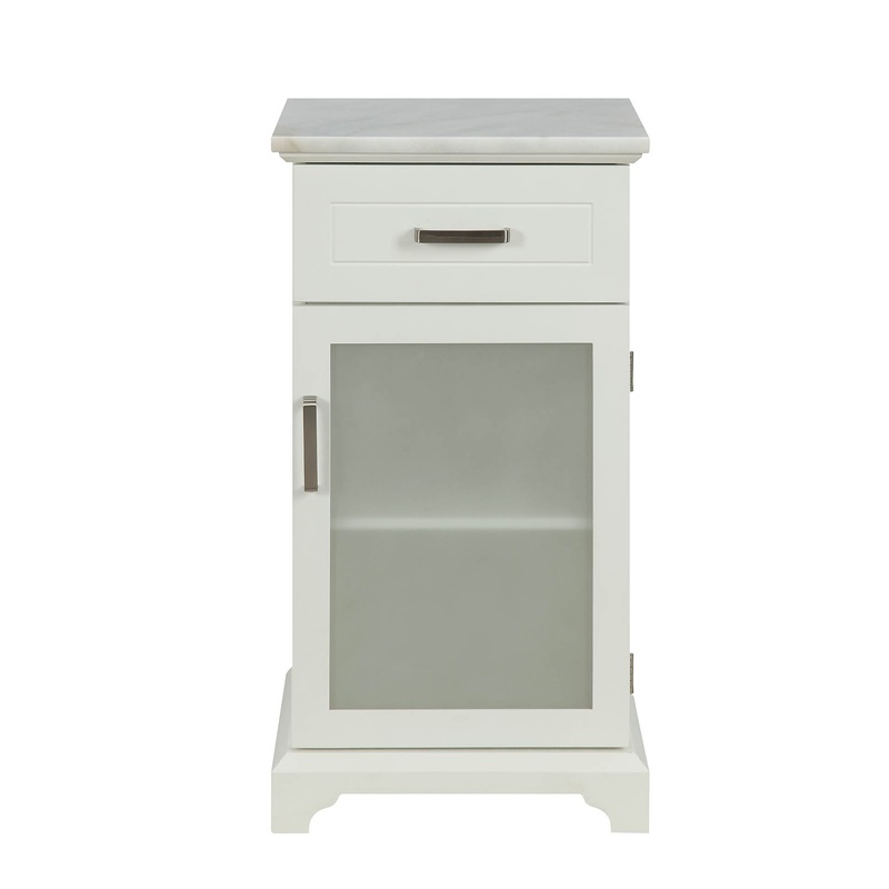 White Classy Cabinet By Homeroots