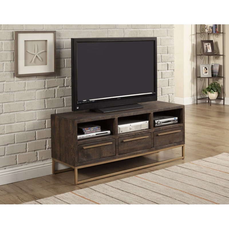 Contemporary Industrial Style TV Console By Homeroots