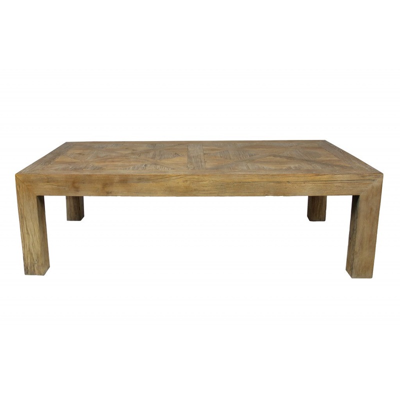 Classic Rectangular Wooden Coffee Table By Homeroots