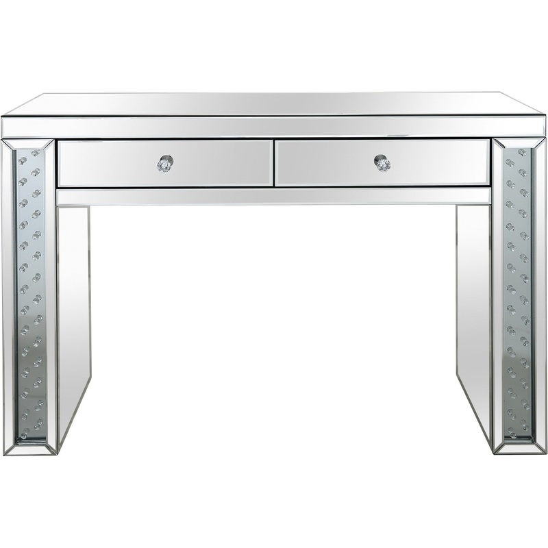 Encrusted Crystal Console Table By Homeroots