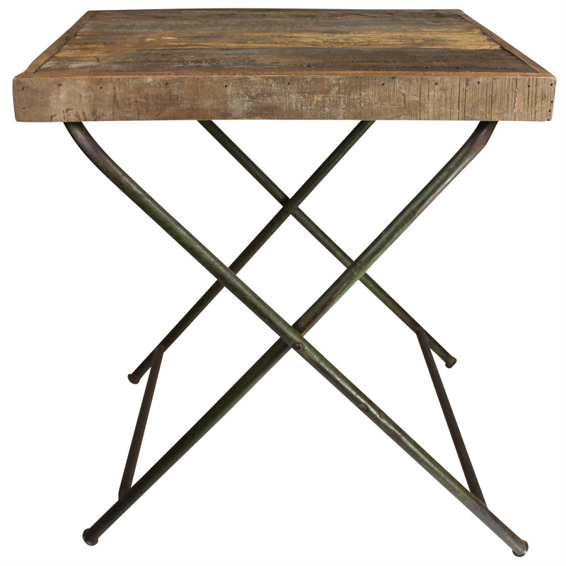 Reclaimed Wood Folding Table By Homeroots