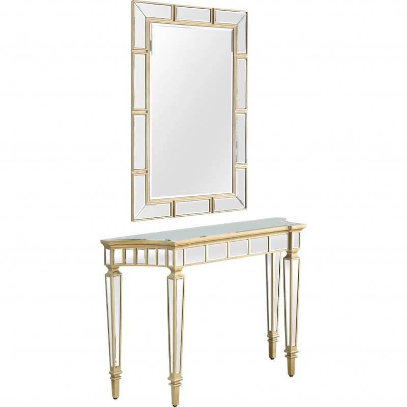 Svelte Mirror and Console Table By Homeroots