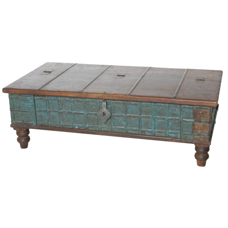 Traditional Storage Trunk Coffee Table By Homeroots