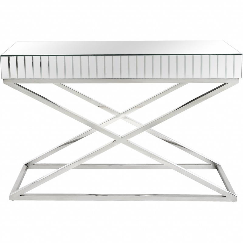 X Shaped Console Table By Homeroots