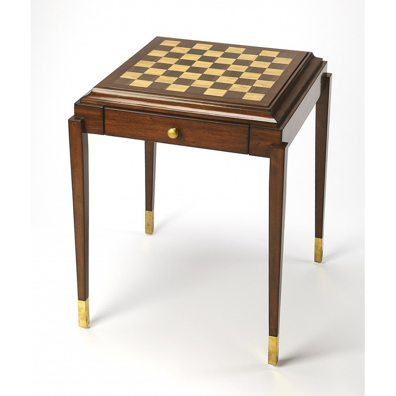 Antique Cherry Game Table By Homeroots