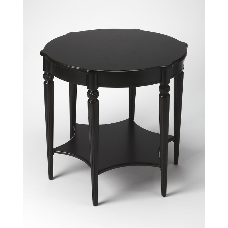 Black Licorice Accent Table By Homeroots