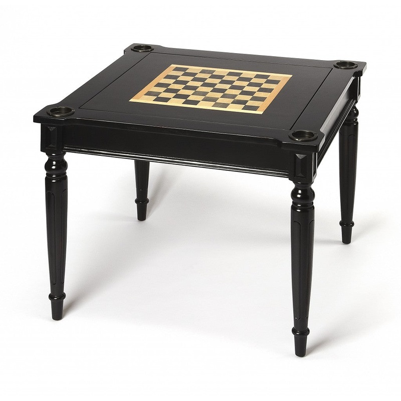 Black Licorice Multi Game Table By Homeroots