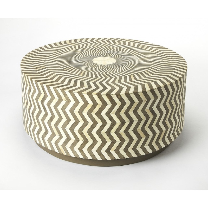 Bone Inlay Coffee Table By Homeroots