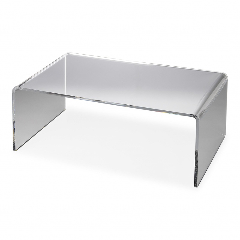 Clear Acrylic Coffee Table By Homeroots