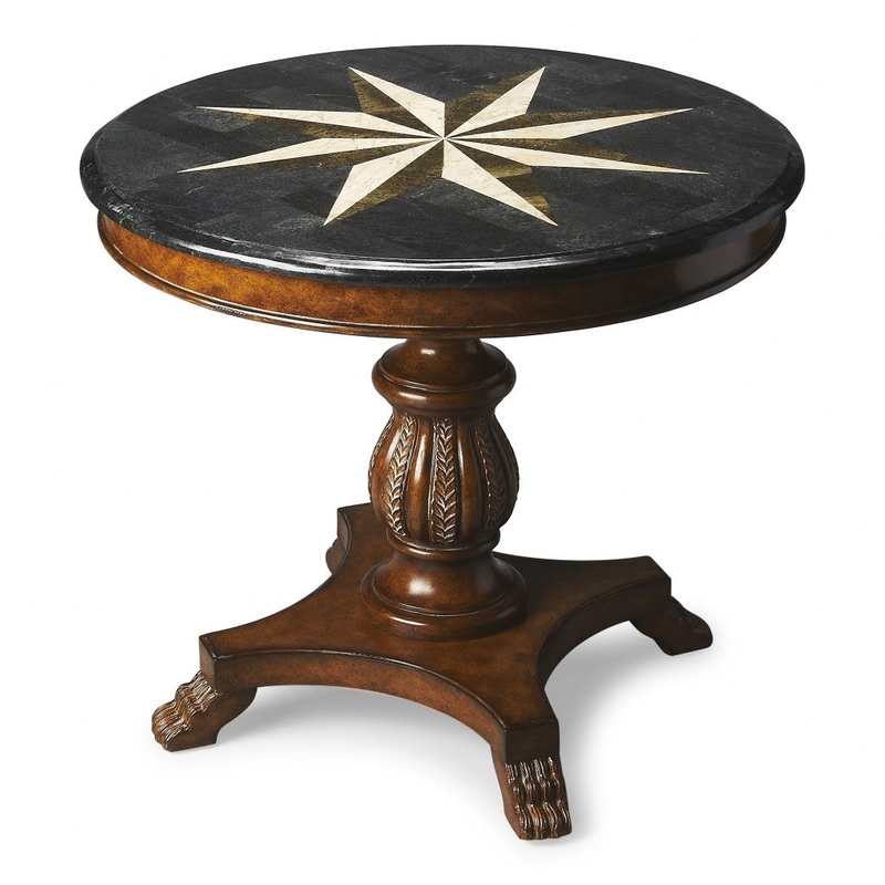 Fossil Stone Accent Hall Table By Homeroots