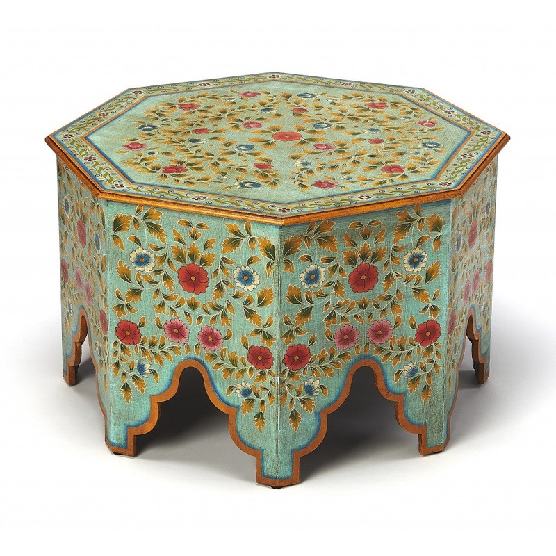 Hand Painted Coffee Table By Homeroots