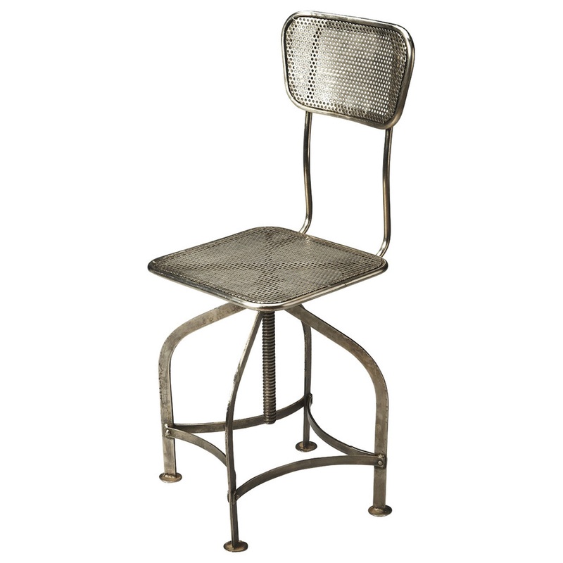 Industrial Cool Swivel Chair By Homeroots