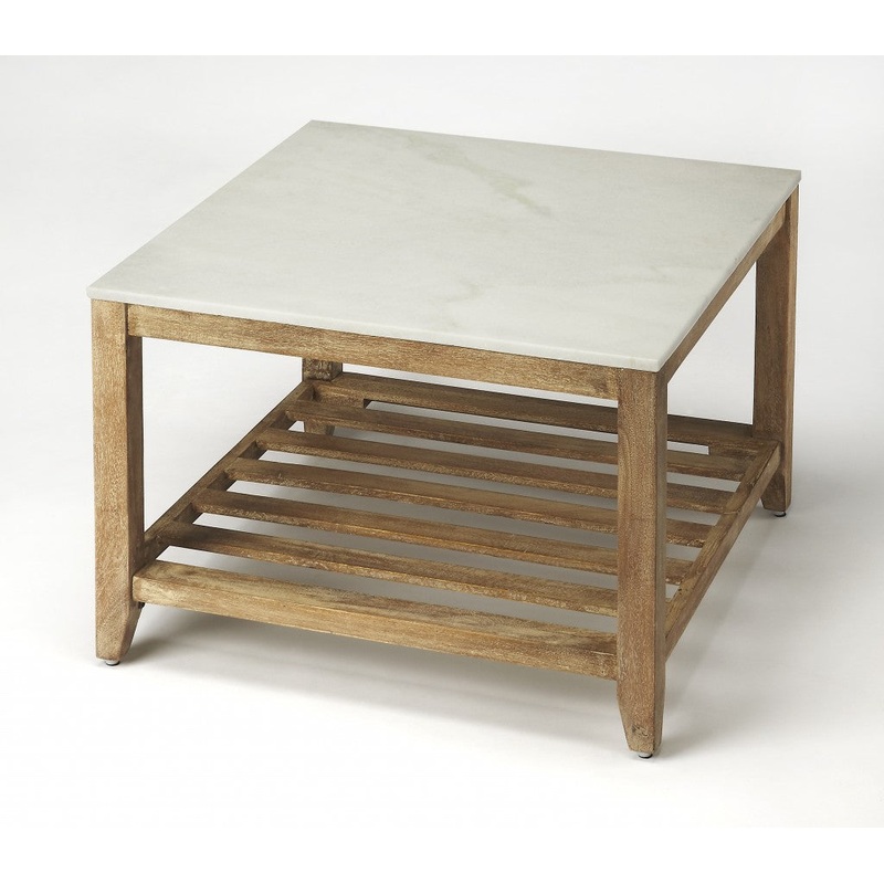 Marble Bunching Coffee Table By Homeroots