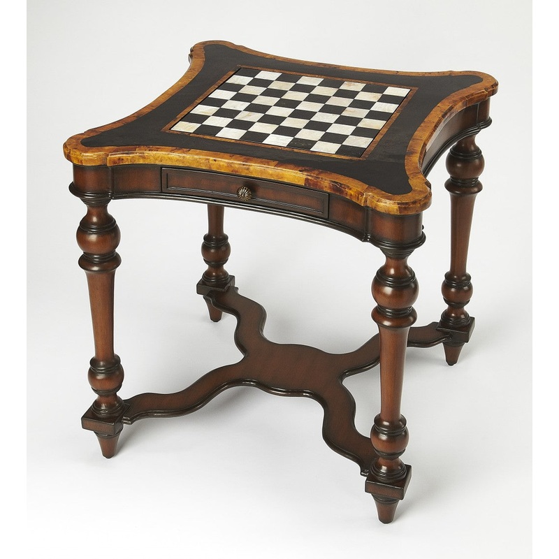 Stone Game Table By Homeroots