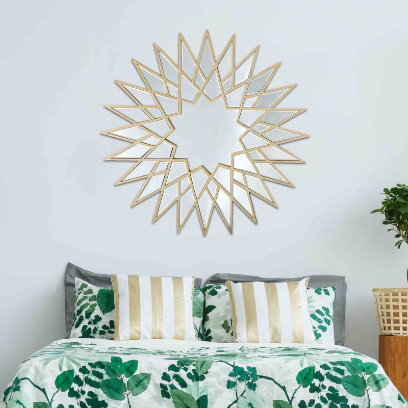 A Shooting Star Wall Mirror By Homeroots