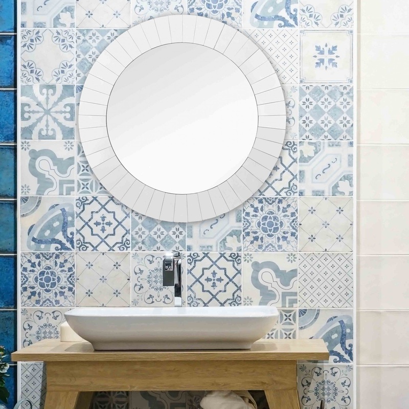 Daylight Round Wall Mirror By Homeroots