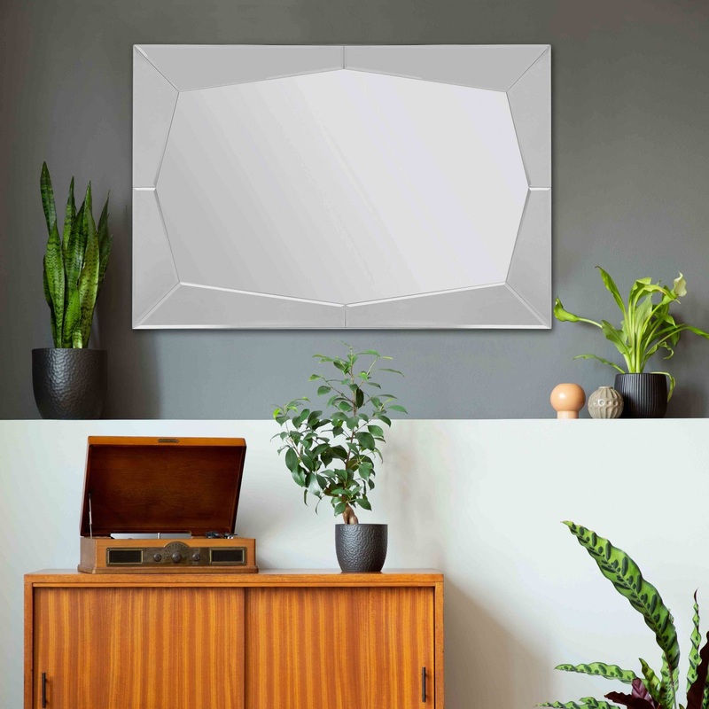 Etched Designed Wall Mirror By Homeroots