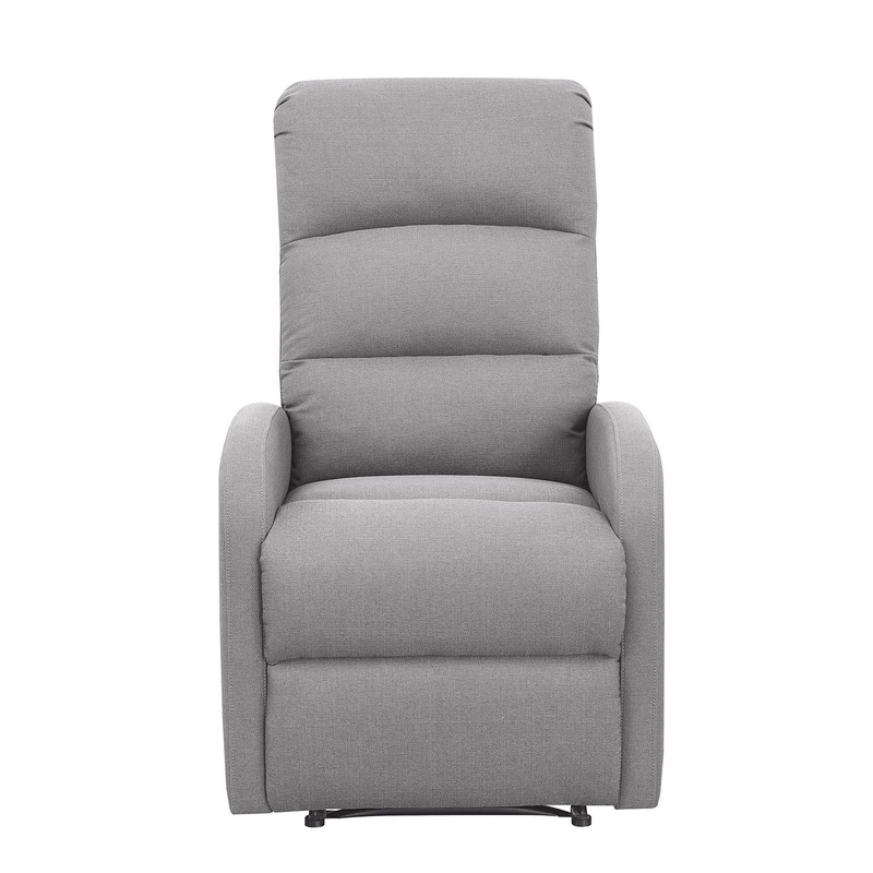 Relaxing Dawn Gray Recliner Chair By Homeroots
