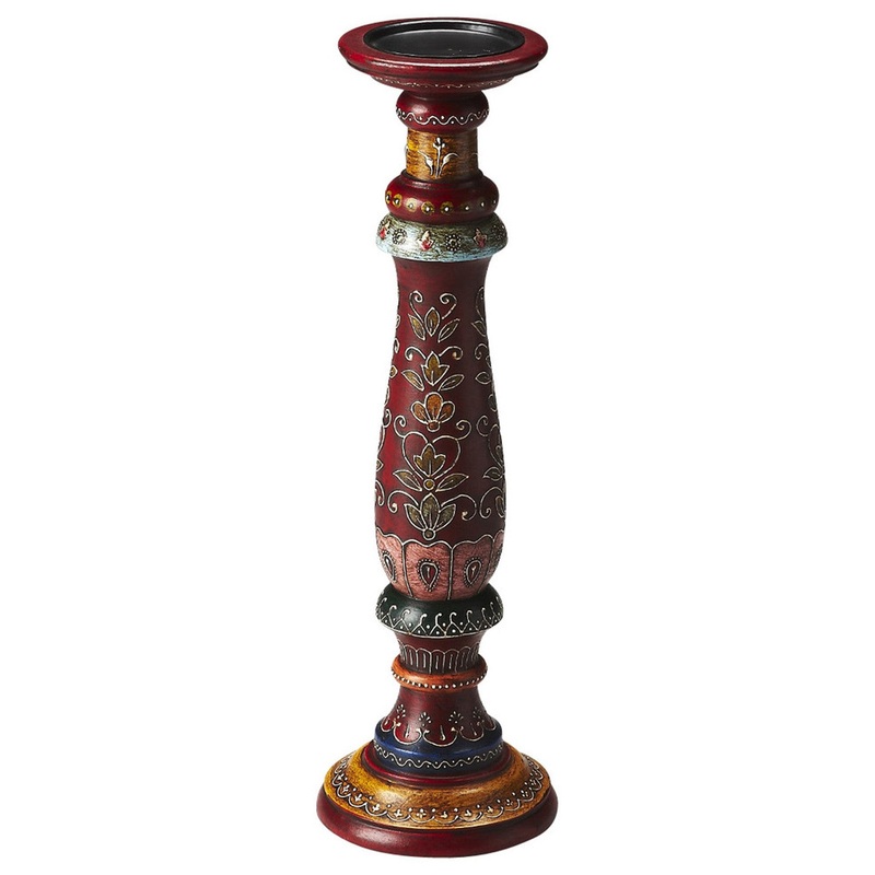 Hand Painted Candle Holder By Homeroots