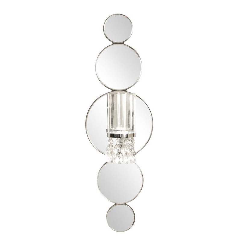 Modern Bling Mirrored Wall Sconce By Homeroots
