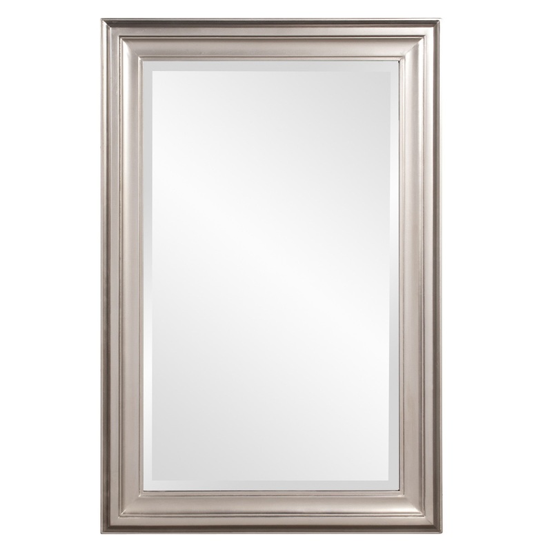 Rectangular Mirror with Leaf Wood Frame By Homeroots