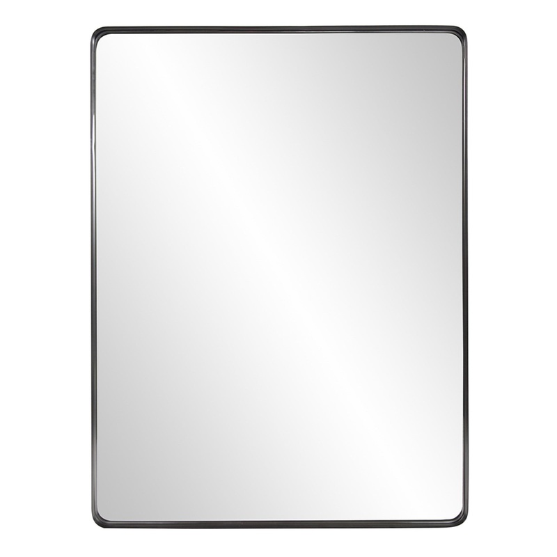 Rectangular Stainless Steel Frame with Brushed Black Finish By Homeroots