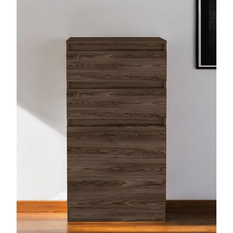 Dark Brown Two Drawer Standard Chest By Homeroots