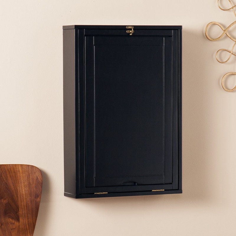 Black Fold Out Convertible Wall Mount Desk By Homeroots