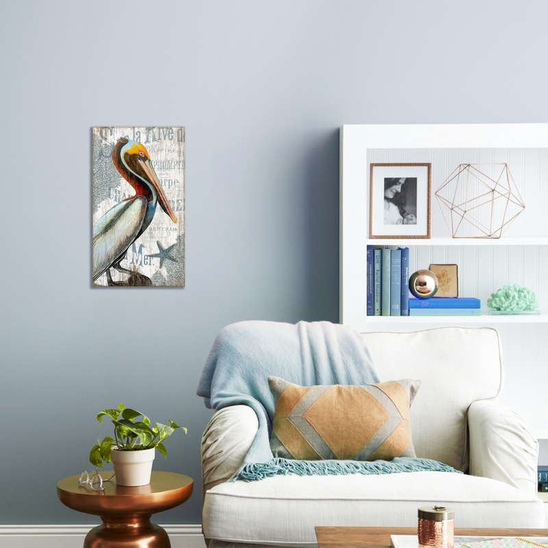 Colorful Pelican XL Wall Dcor By Homeroots