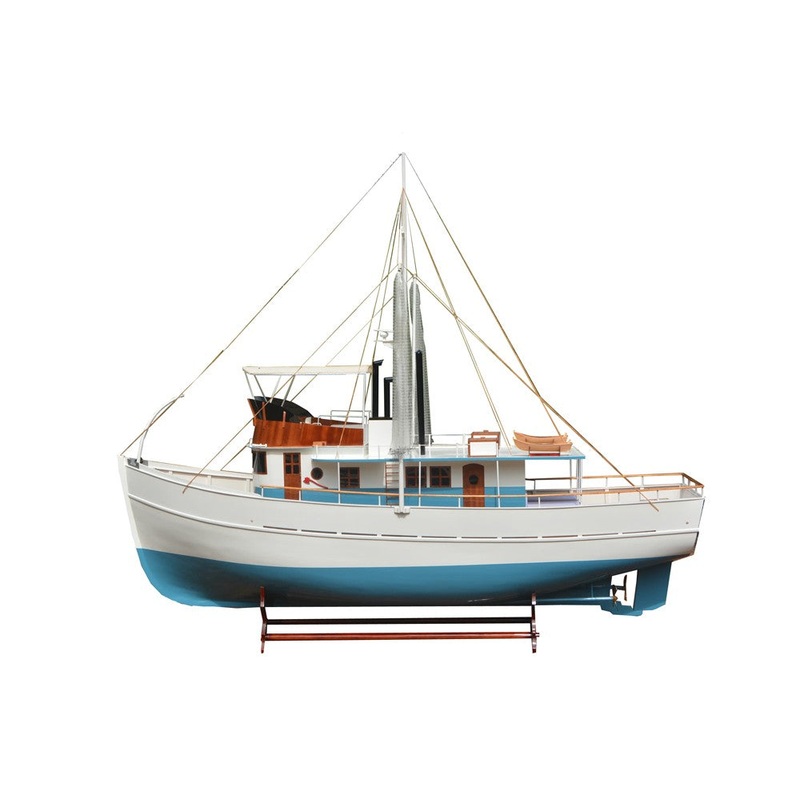 Dickie Walker XXXL Trawler Yacht Model By Homeroots