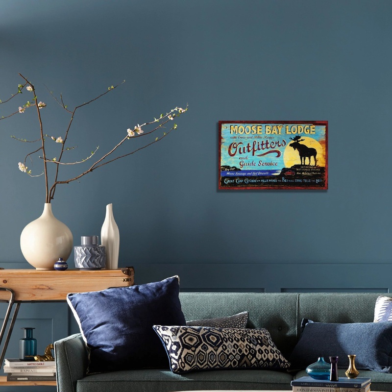 Moose Bay Lodge Wall Art By Homeroots