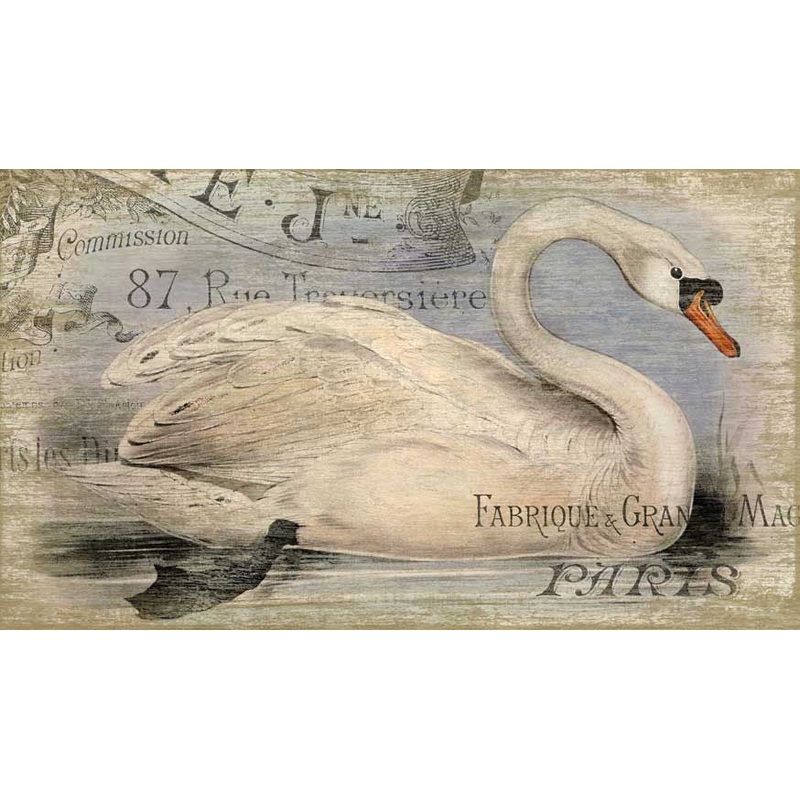 Vintage Look French Swan XL Wall Art By Homeroots