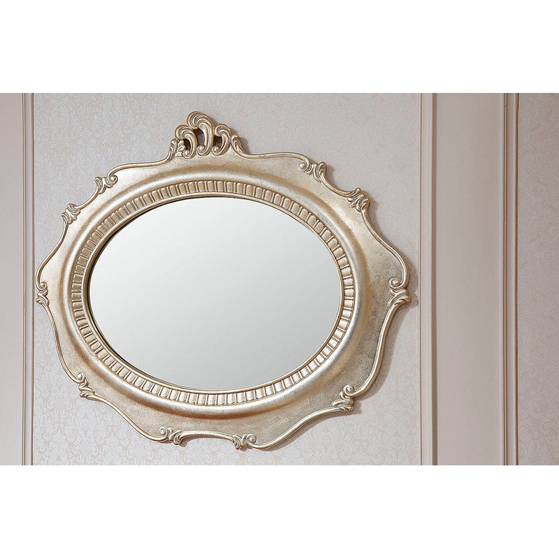 35" Gold Mirror By Homeroots