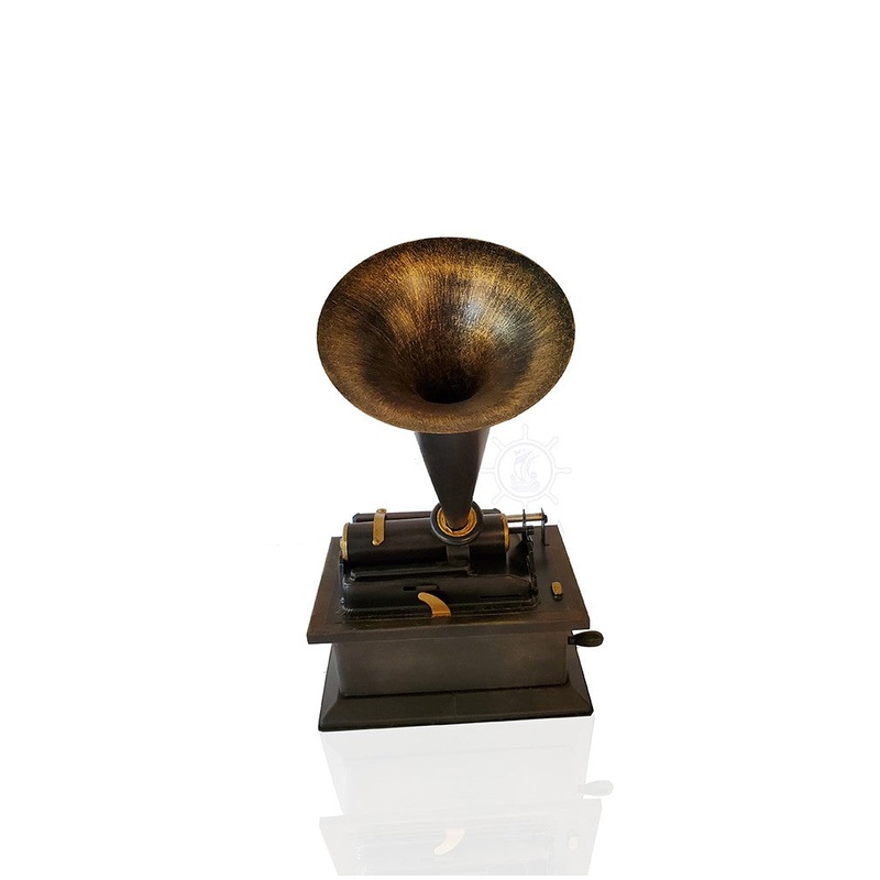 c1901 Edison Standard Phonograph Replica Sculpture By Homeroots