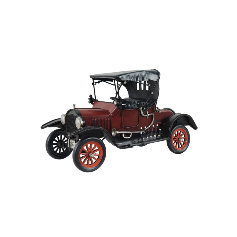 c1924 Red Ford Model T Car Sculpture By Homeroots