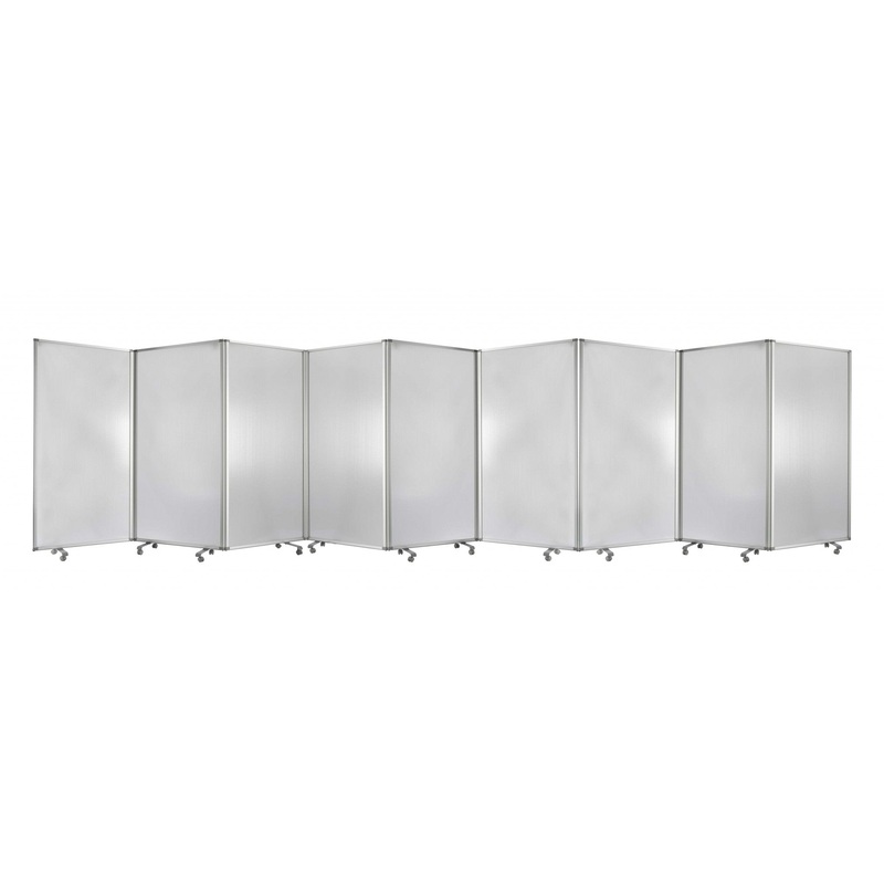 Clear Metal  Panel Resilient Screen By Homeroots - 370389