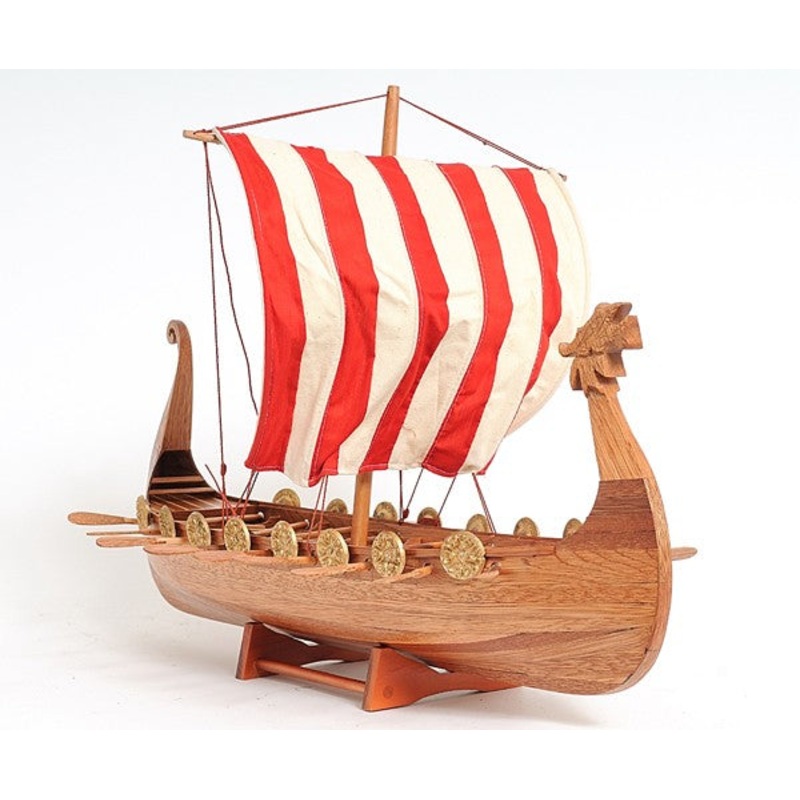 Drakkar Viking Large Ship Model By Homeroots