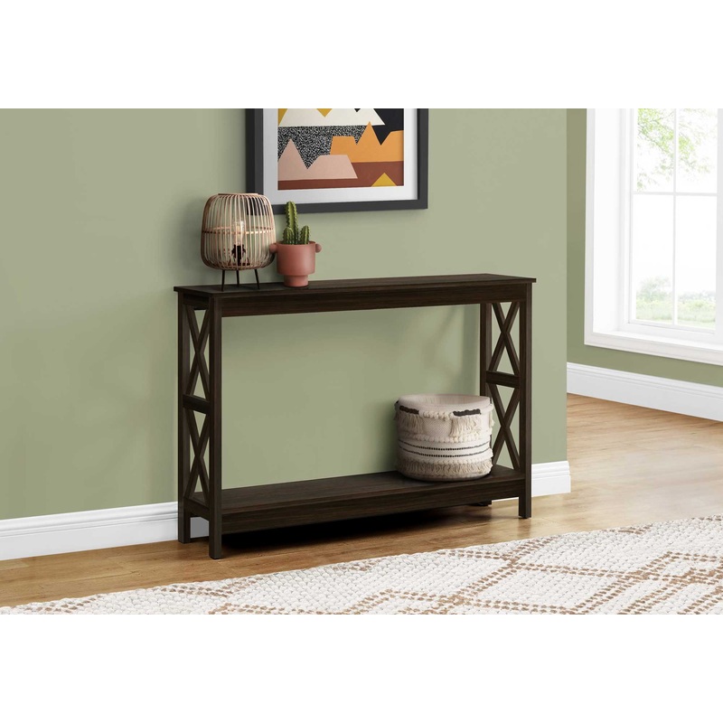 Rectangular Espresso Hall Console Accent Table By Homeroots