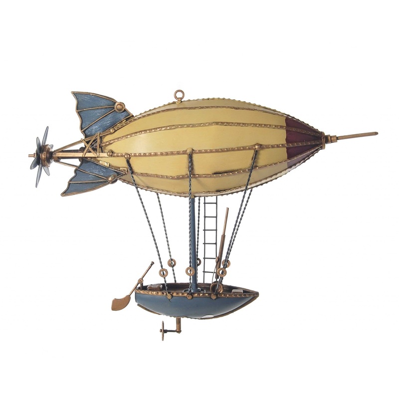 Steampunk Airship Metal Model By Homeroots